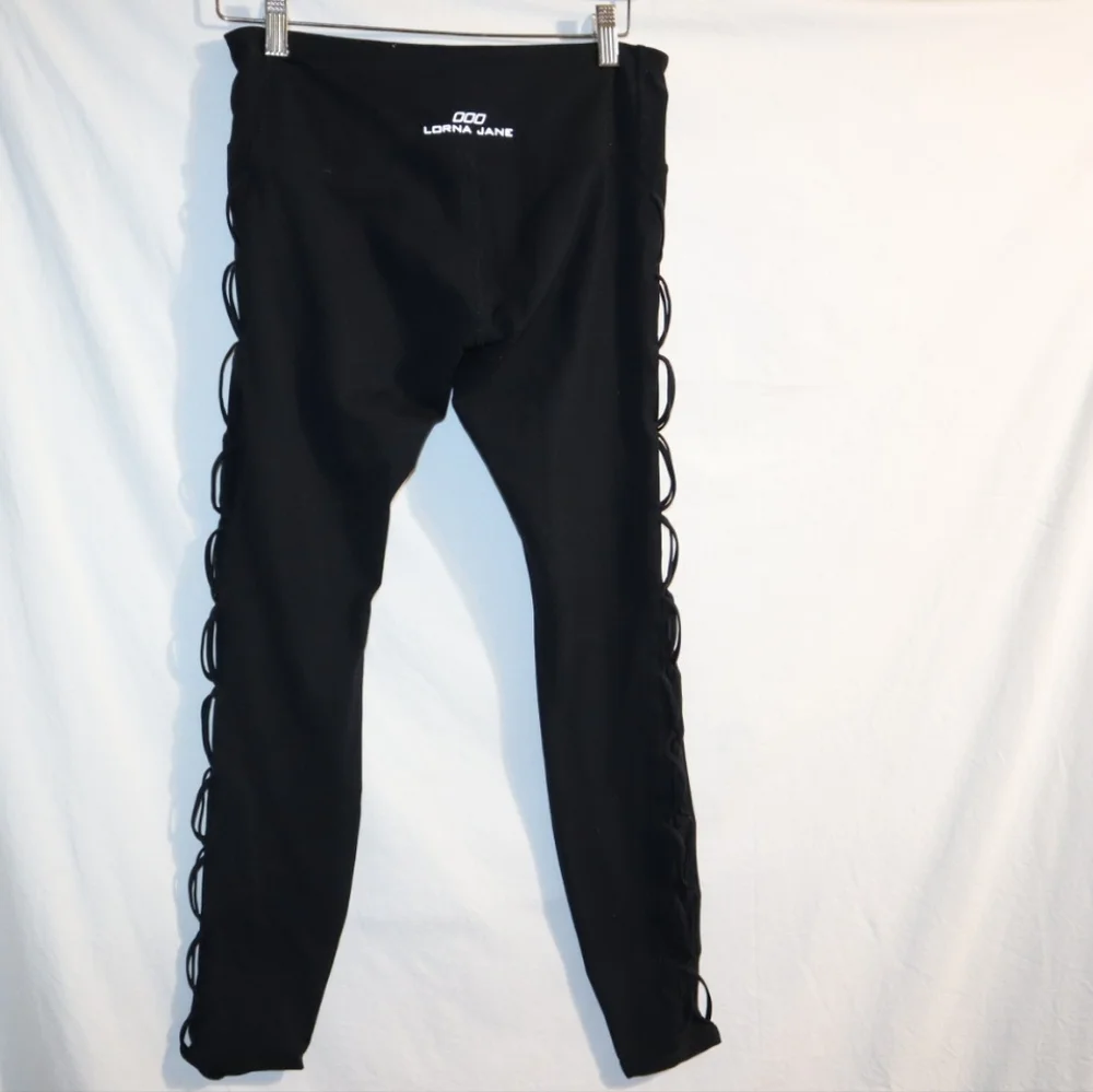 Lorna Jane Black Leggings Interlaced - Picture 7 of 13